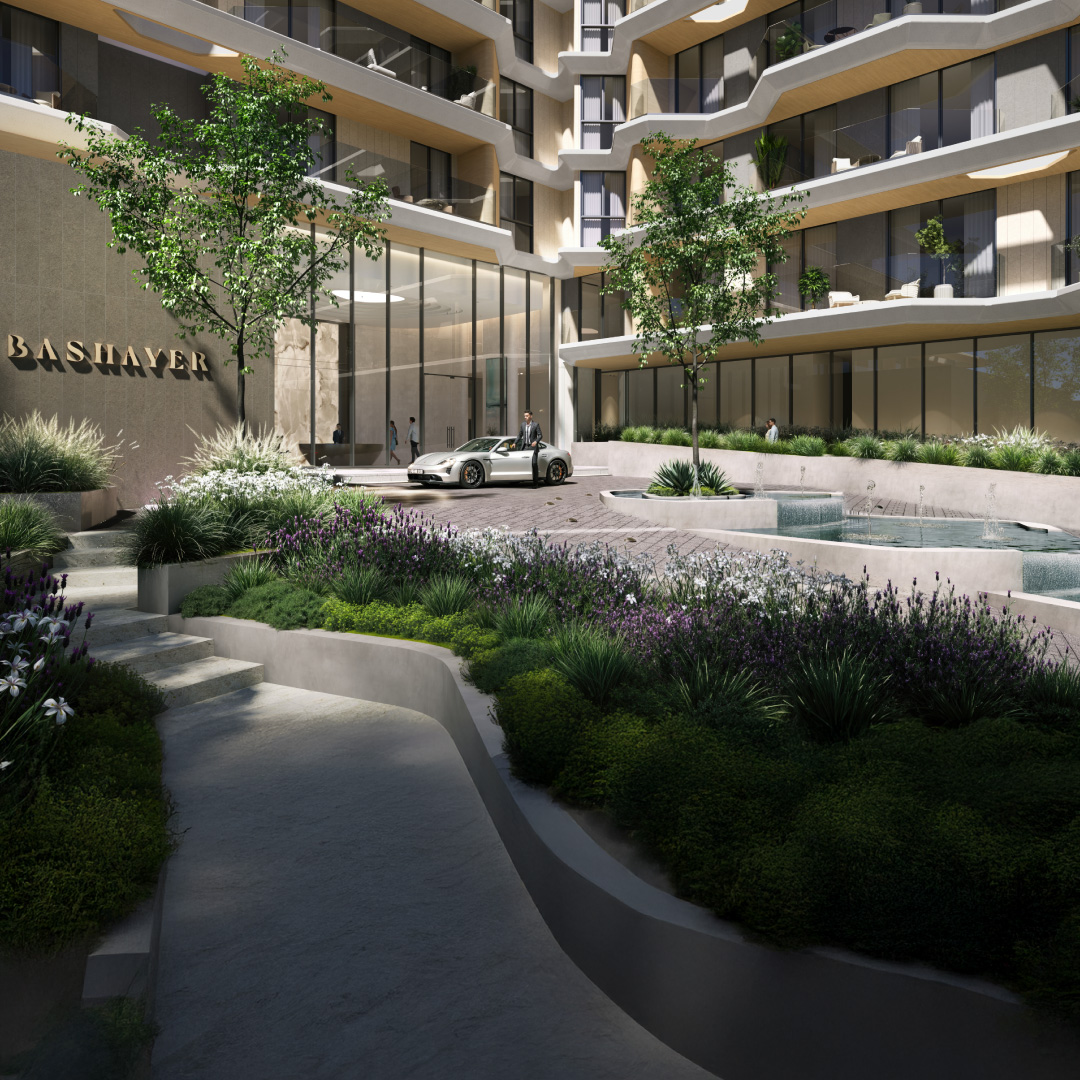 Bashayer Residences · arrival · developer rendering