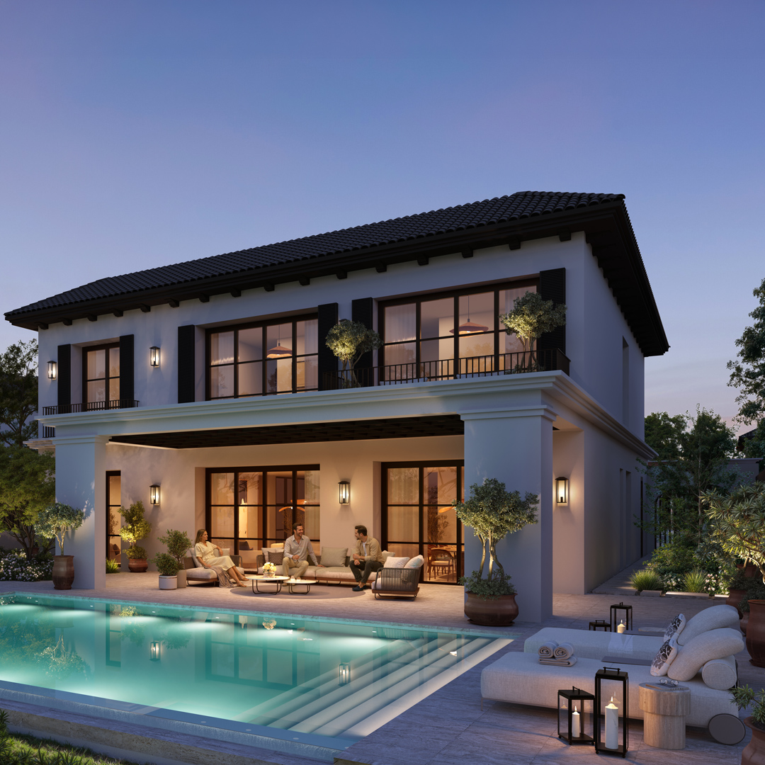Golf Estates · pool terrace · developer rendering