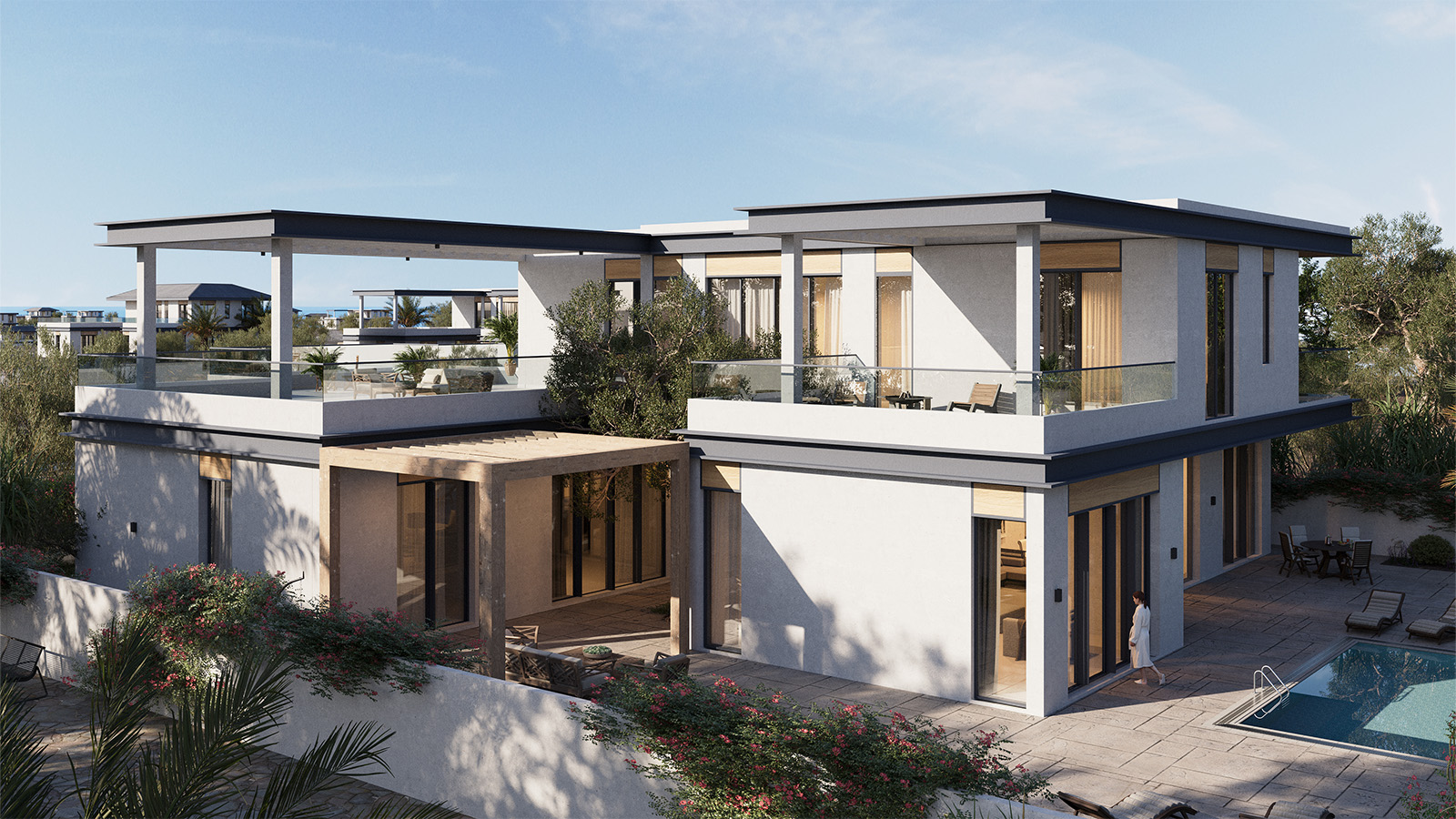 Al Naseem · private courtyard · developer rendering