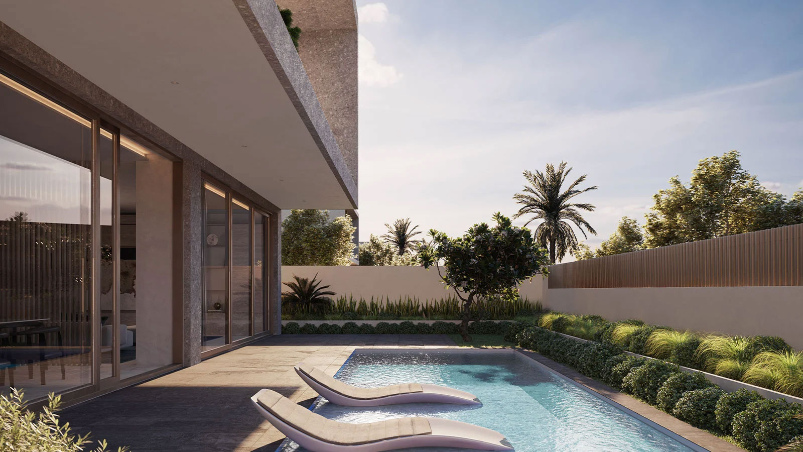 Nawayef East · private outdoor living · developer rendering